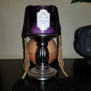 Long black and gold necklace